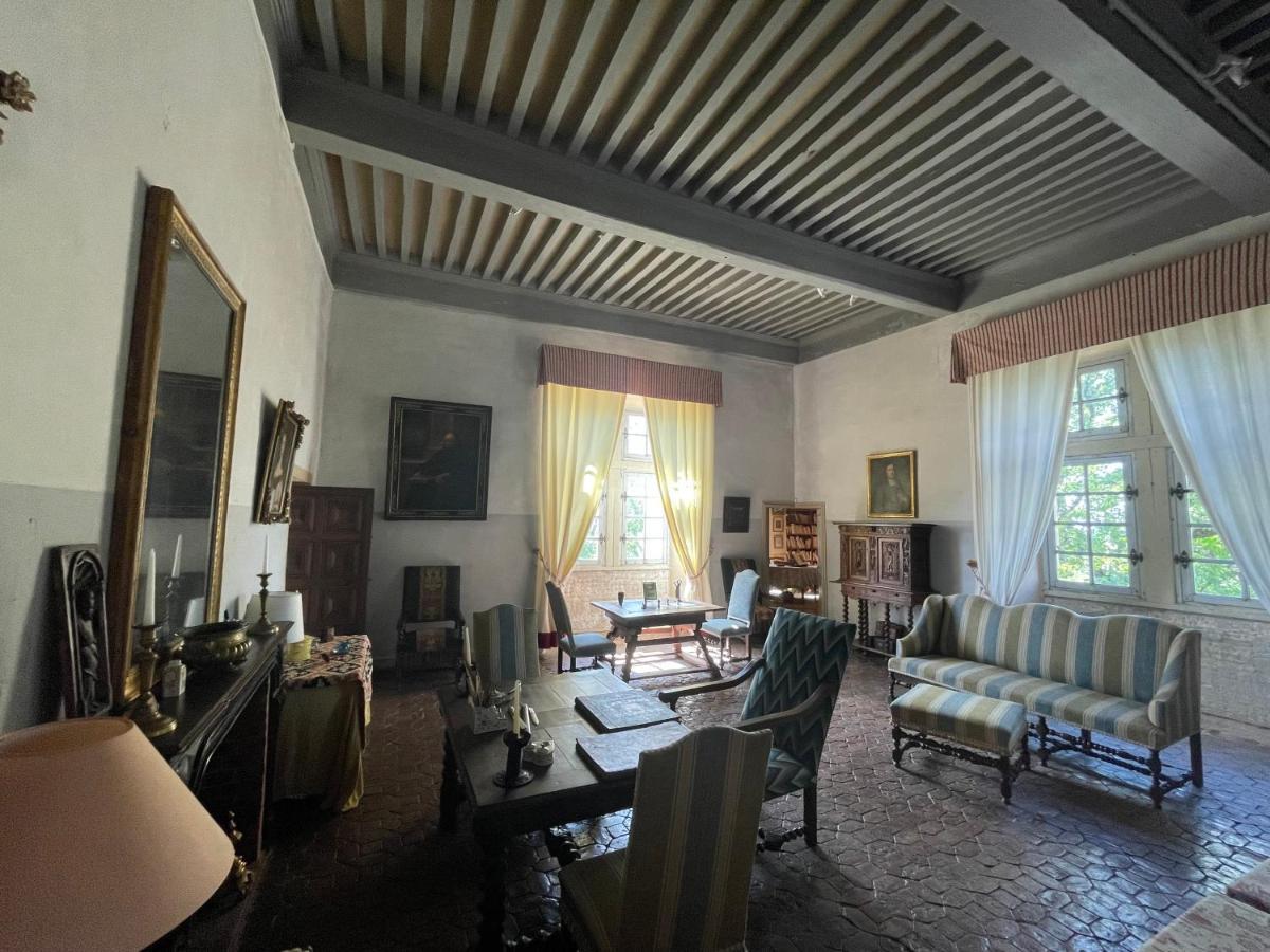 Chateau De Rousson Buitenkant foto